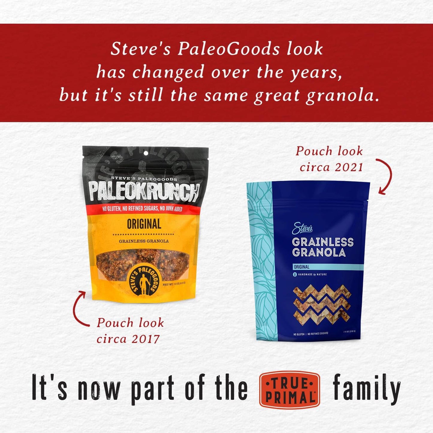 True Primal Grainless Granola Original (Formerly Steve'S Paleogoods Paleokrunch) 1 Lb