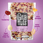 GRANUTS Fruit & Yogurt Mix Family Pack - Crispy Yogurt-Covered Rice with Peanuts, Cranberries & Pineapple - 6.35 Oz Snack