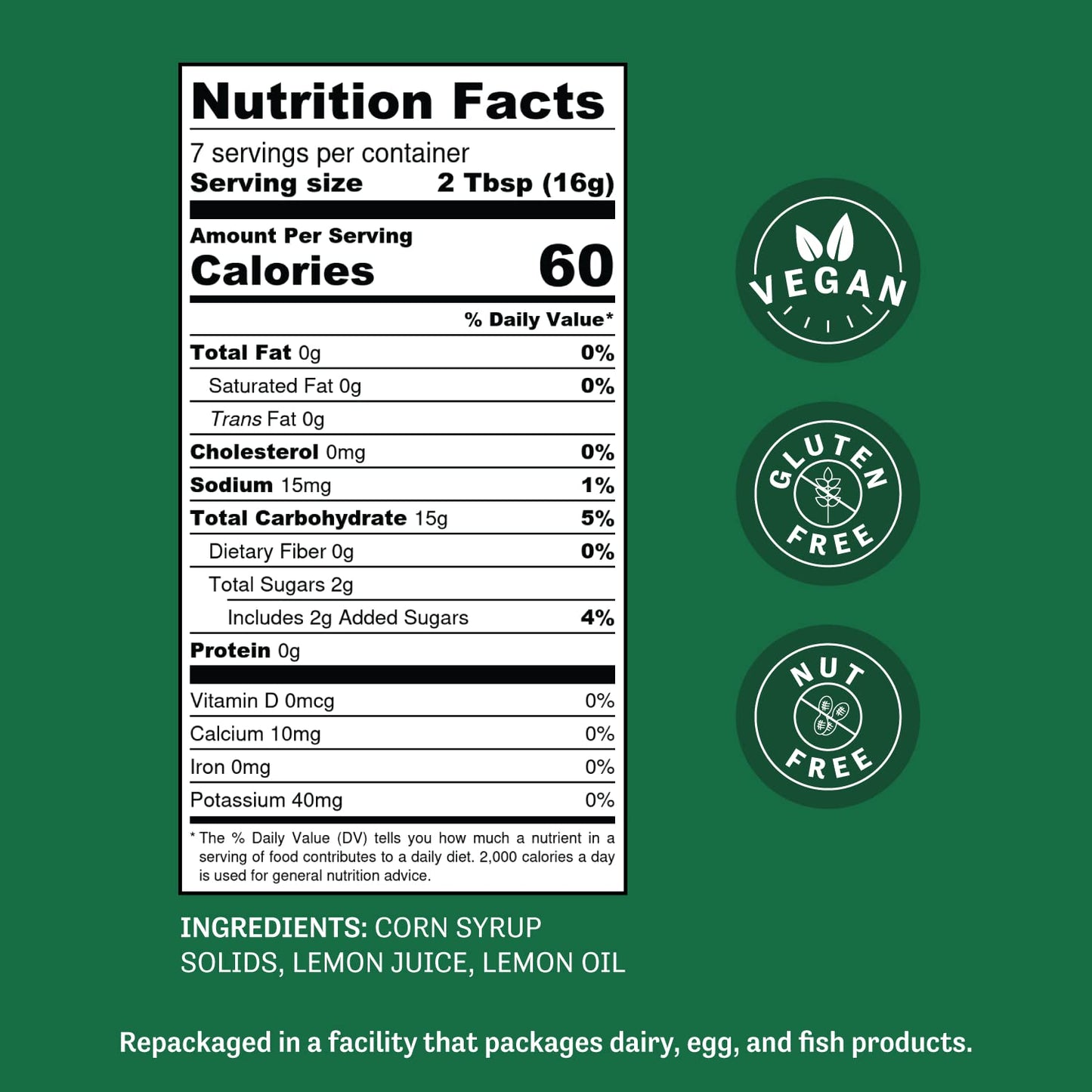 Judee's Lemon Juice Powder - 4 oz - Delicious and 100% Gluten-Free - Great for Smoothies, Shakes, Mixed Drinks, Fruit Tarts, and