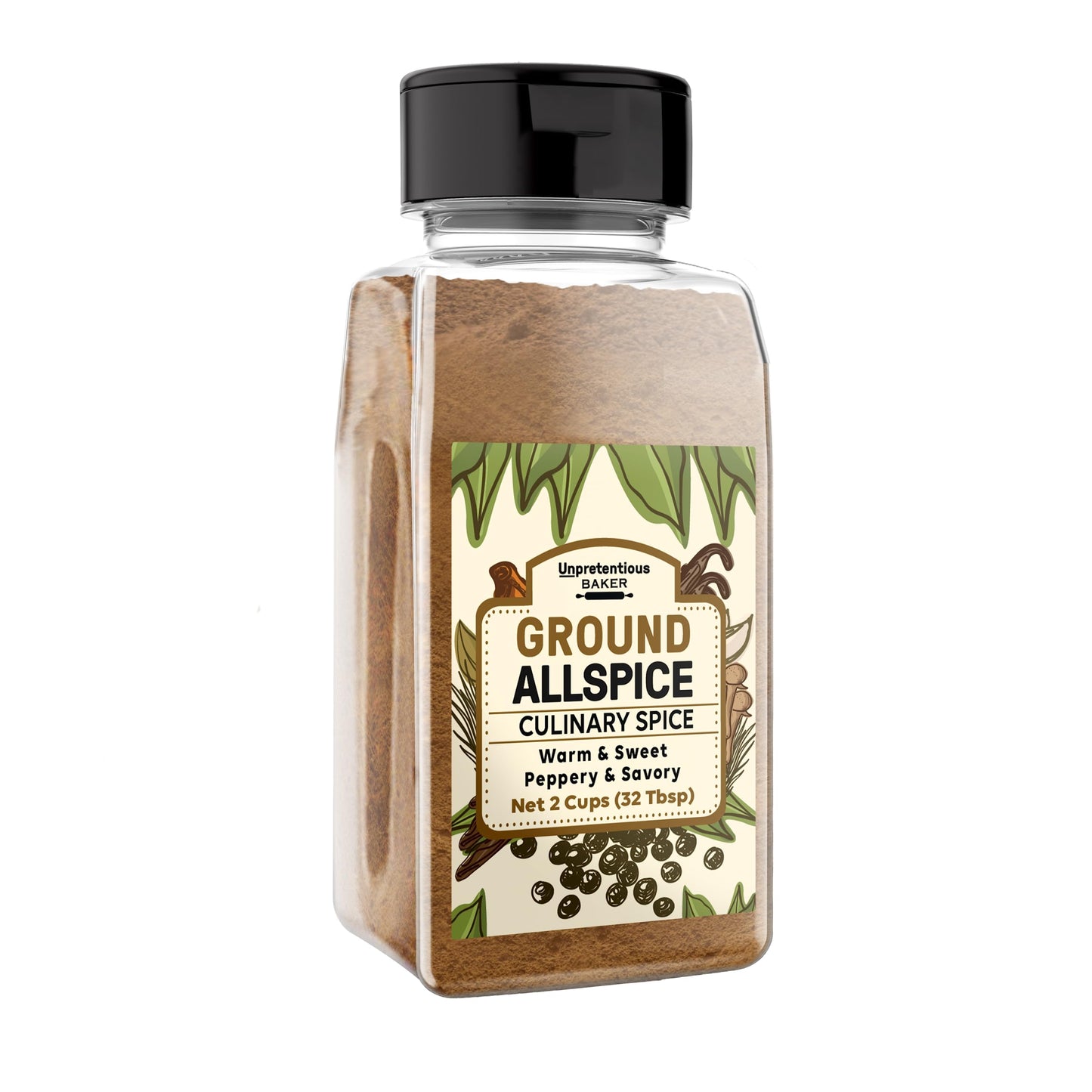 Unpretentious Ground Allspice (2 Cups) Use In Sweet & Savory Foods, Adds Warmth & Enriches Flavor