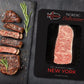 Nordic Catch A5 Japanese Wagyu Beef New York Strip Steak, Fresh Thick Cut, 14oz, Skin-Packed, Authentic from Kagoshima Reserve