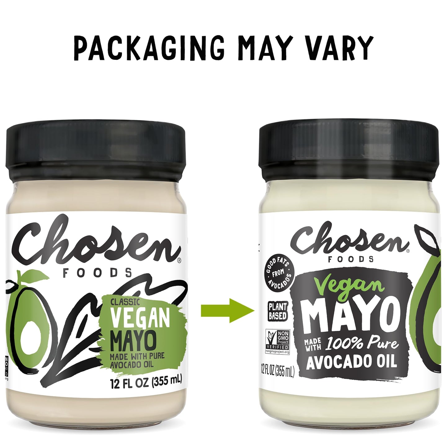 Chosen Foods Classic Vegan Avocado Oil-Based Mayonnaise, Gluten & Dairy Free, Low-Carb, Keto & Paleo Diet Friendly, Mayo for San