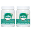 Nutiva Organic Coconut Oil 54 fl oz, Cold-Pressed, Unrefined Cooking Oil, Natural Hair Oil, Skin Oil, Massage Oil, USDA Organic,