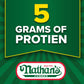 Nathans, 8 Bun Length Skinless Beef Franks, 12 Ounce