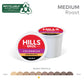 Hills Bros. Colombian Coffee, Single Serve Keurig K-Cup Pods, Medium Roast Coffee, 12-Count Box
