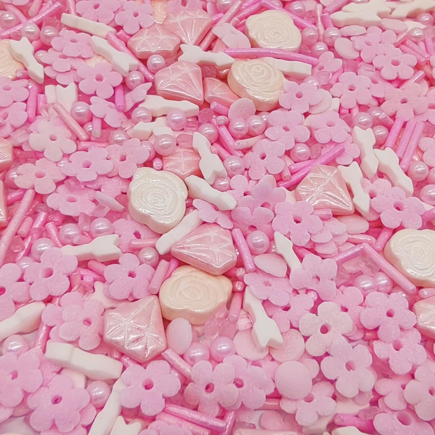Sprinkles Diamond & Rose & Arrow Cake Decorations Cupcake Toppers Cookie Decorating Perfect For Cakes,Cupcakes,Desserts Toppings