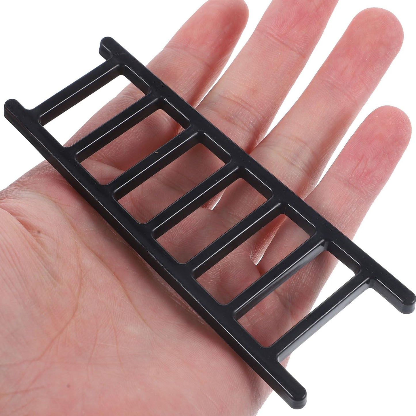 jojofuny Mini Ladder Cake Toppers Sponge Step Ladder Cake Decoration Fairy Furniture Ladder Ornament Miniature Plastic Ladder fo