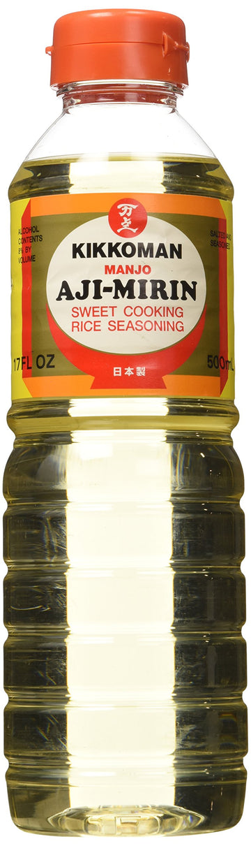 Kikkoman Mirin Cooking Rice Wine, 17 Fl Oz (Pack of 1), Model 26337