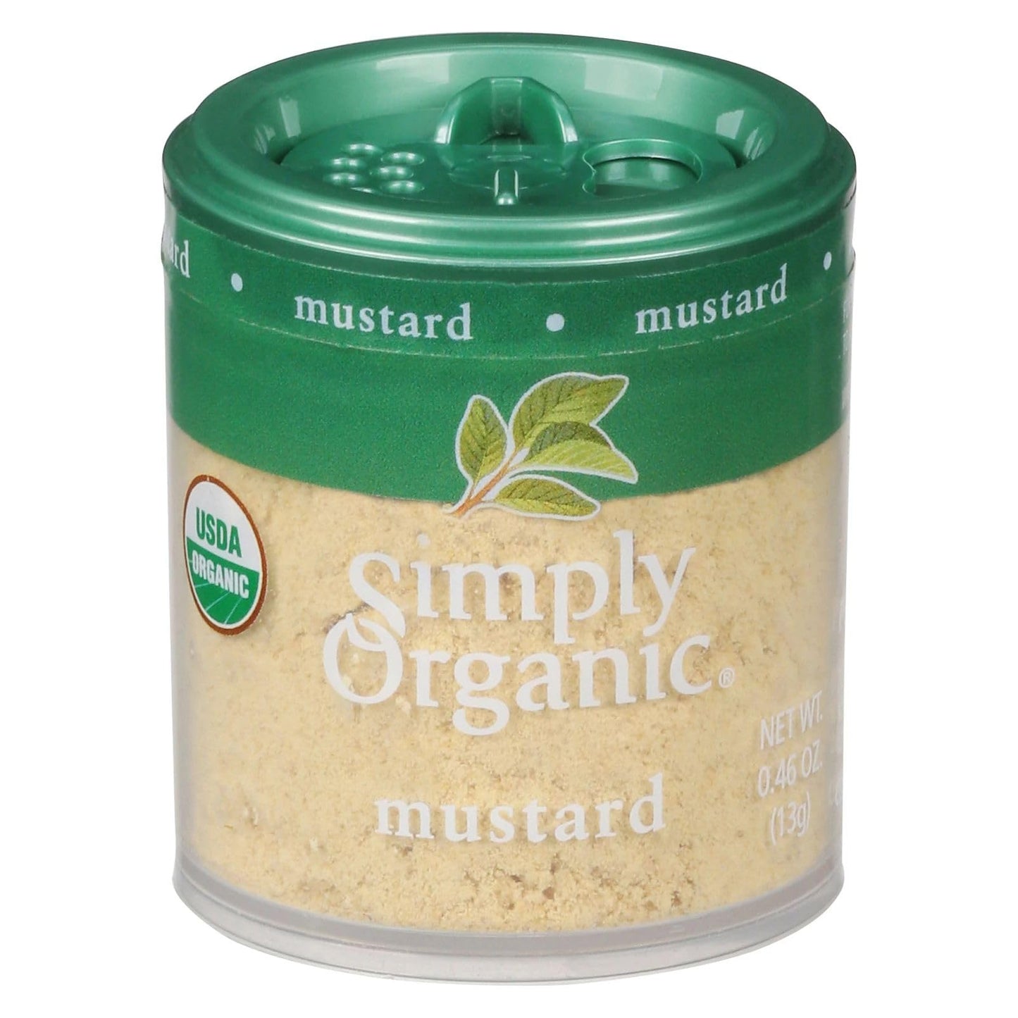 Simply Organic Ground Mustard Seed, Certified Organic | 0.46 oz | Pack of 6 | Sinapis alba L.