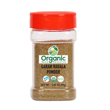 Organic Spice Resource Organic Garam Masala | USDA Organic | Vegan | Non-GMO | 2.82 oz (80g) | All Natural Blend from India
