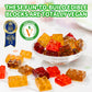AMOS 4D Vegan Gummy Blocks Candy - Assorted Fruit Flavors  Made with Real Juice  Fun-to-Build Edible Blocks  Fat-Free  (8.47 oz Pack of 1)