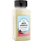 Unpretentious White Jimmies Sprinkles, 2 Cup Shaker Bottle, Light Ivory, Dessert Decorating, 12.8 Ounce