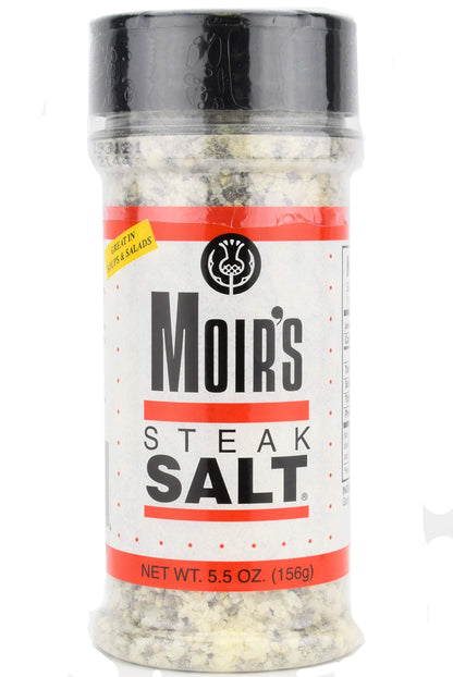 Moirs Steak Salt All Purpose Seasoning Also For Chicken Vegetables Salads Eggs 5.5 oz