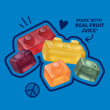 Annies Organic Building Blocks Fruit Flavored Snacks, Assorted Fruit Flavors, Gluten Free, 22 Pouches, 15.4 oz.