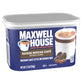 Maxwell House Instant Cafe-Style Beverage Mix, Easy to Prepare, 1 Canister, for Quick Morning Coffee or Afternoon Treat, Suisse