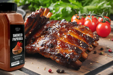 Fresh Finest Smoked Paprika - 14.10 oz Smoked Paprika Powder - enhanced Paprika Seasoning for Cooking  Meat Rubs  Marinades  Sauces  Goulash - No Preservatives and Fillers - Rich and Intense Flavor