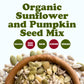 Food To Live Organic Sunflower And Pumpkin Seed Mix, 8 Ounces - Natural Snack, Rich In Protein, Perfect For Snacking, Baking And