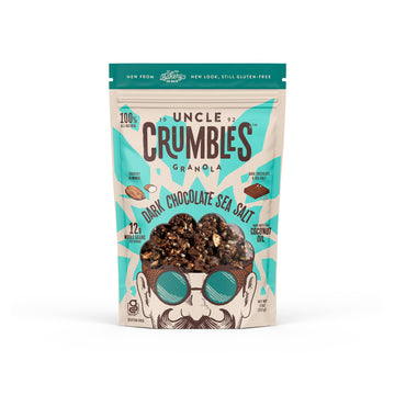Uncle Crumbles Granola, Gluten Free, Dairy Free, Non-GMO Project Verified, Kosher, 12g of Whole Grains Per Serving, Dark Chocola