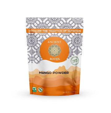Ancient Roots Mango Fruit Powder - All-Natural Fruit Powder, Filled with Antioxidants, No Sugar Added, Indian Mango, Tropical Sm