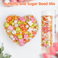 Sugarzy Butterfly Sprinkles, Edible Pearl Sugar, Mixed Sizes, 130g, Orange White Pink, Perfect for Baking and Decorating