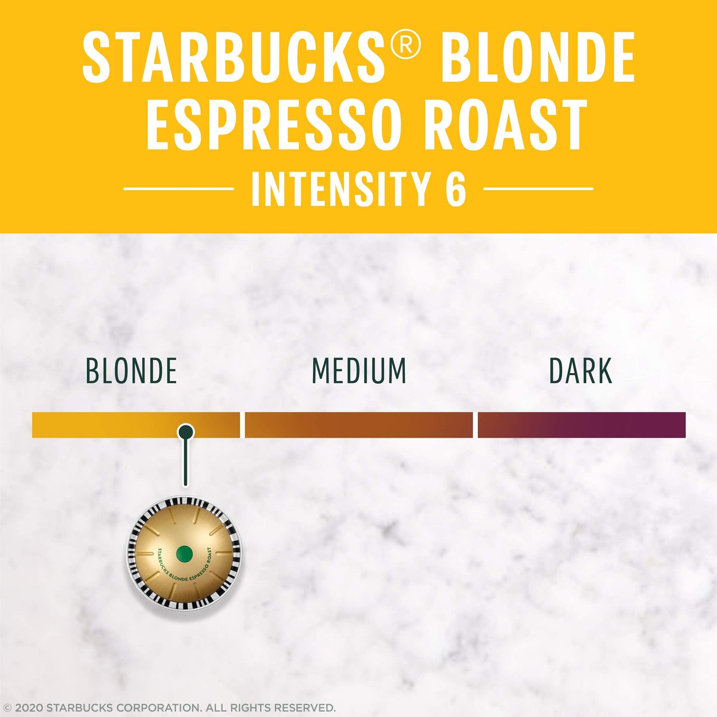 Starbucks by Nespresso Vertuo Blonde Roast Espresso Pods, 50-count, Model Y-8, 10 Count (Pack of 5)