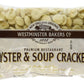 WESTMINSTER BAKERS CO. Oyster and Soup Crackers, 9 Ounce (6 Pack)