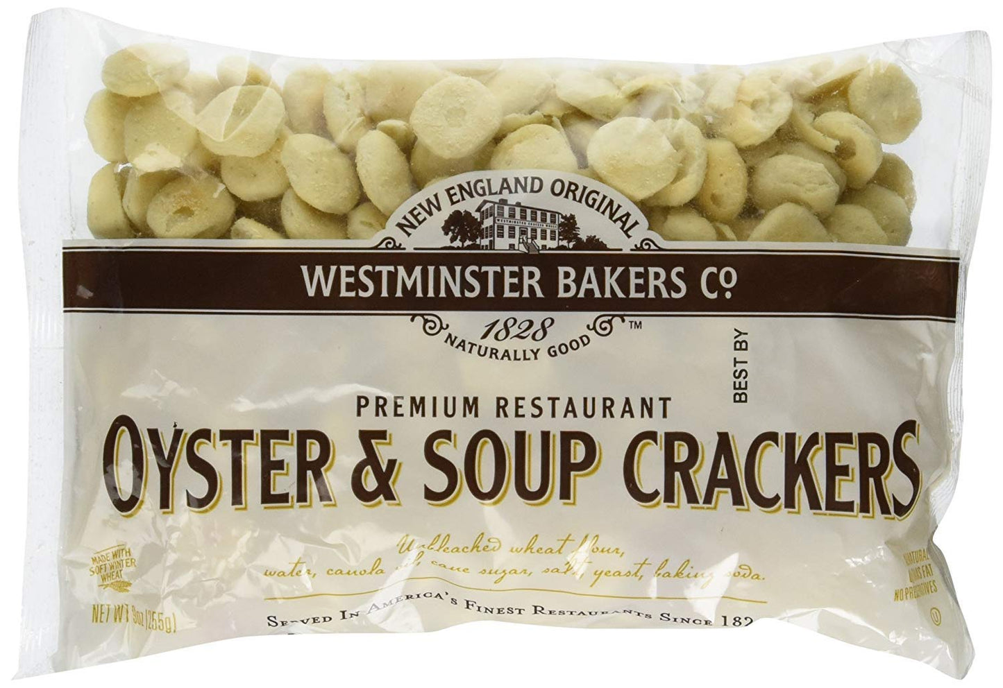 WESTMINSTER BAKERS CO. Oyster and Soup Crackers, 9 Ounce (6 Pack)