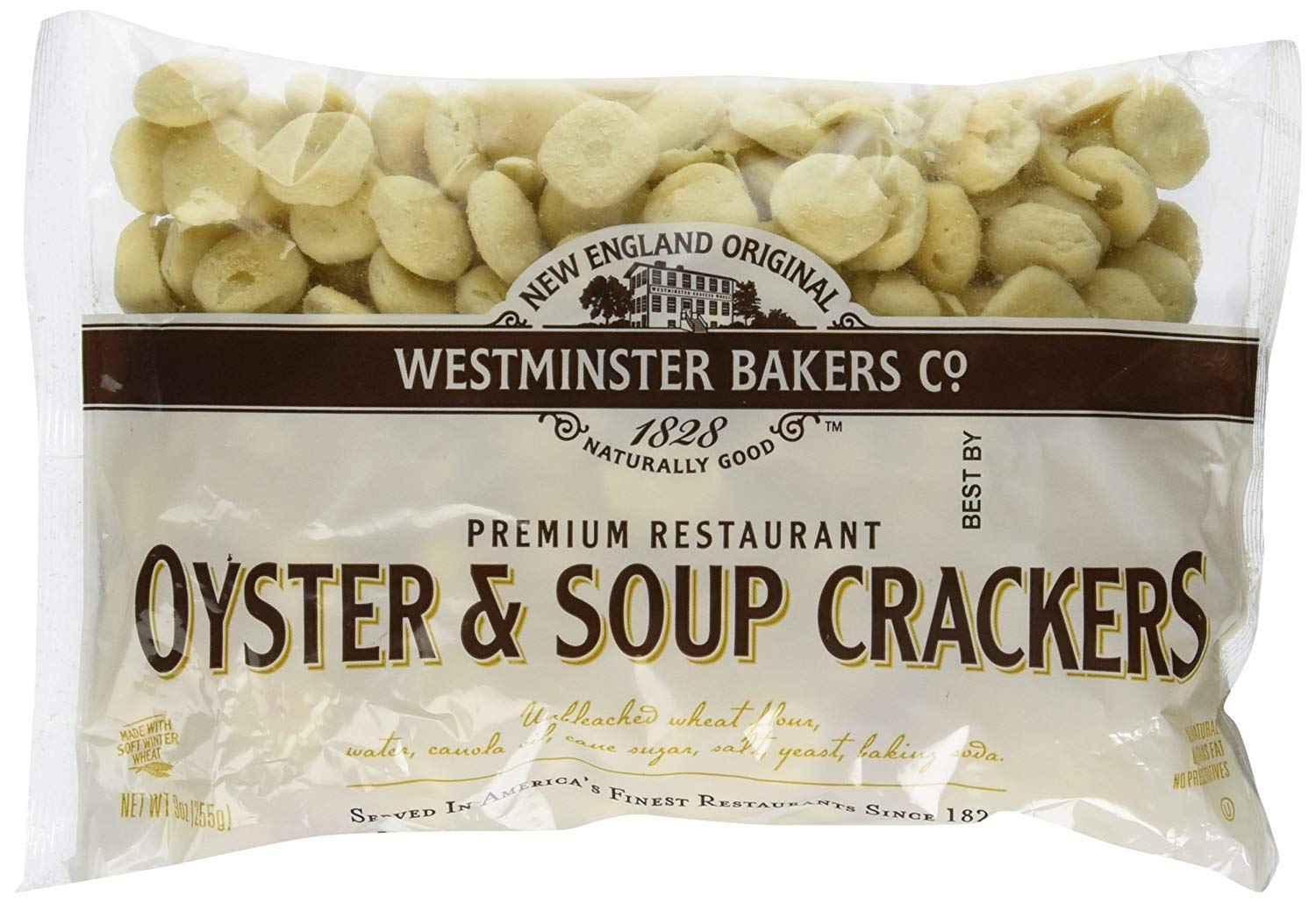 WESTMINSTER BAKERS CO. Oyster and Soup Crackers, 9 Ounce (6 Pack)