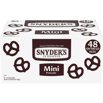 Snyders of Hanover, Mini Pretzels, Individual Packs, 48 Ct