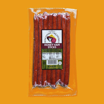 Gardners Wisconsin Cheese, Meat Sticks (1 Ounce Sticks, Pack of 8) - Honey Ham Flavor, Low Carb Snack, Does Not Require Refrige