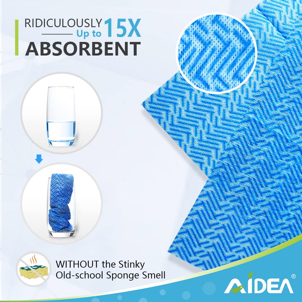 Aidea Cleaning Wipes, Handy Wipes-40Ct(1 Pack), Multi-Purpose Towel Reusable Cleaning Cloths, Domestic Cleaning Wipes, Cleaning