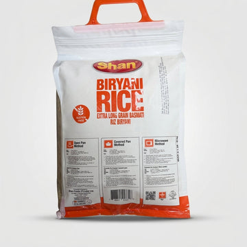 Shan Biryani Rice 4.5 kg (10 lbs) - Extra Long Grain Basmati