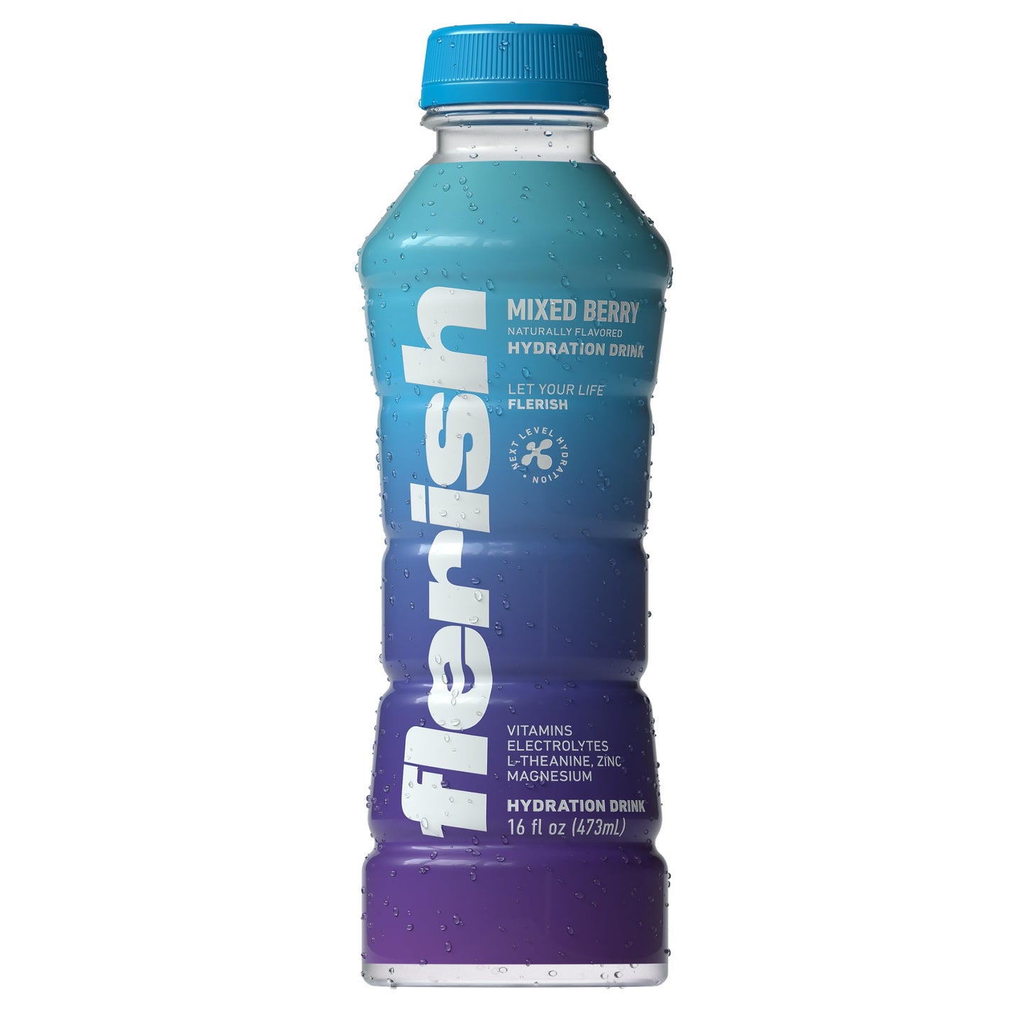 FLERISH Enhanced Hydration Drink | Watermelon-Based Functional Beverage with Electrolytes | Magnesium & L-Theanine | No Artifici