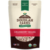 Organic Dried Cranberry Beans 1Lb Bulk By Doudlah Farms - Farmed From Regenerative Soil | Tested Clean Certified | Vegan, Non-Gm