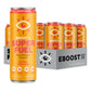 Eboost Super Fuel Healthy Energy Drink - Caffeine From Natural & Clean Ingredients For Focus And Productivity -Taurine Free Pre-Workout With Electrolytes, Nootropic & Vitamins - Orange Mango, 12 Pack