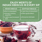 HANDPICK Hibiscus Tea Bags - Non-GMO, Caffeine-Free, Eco-Conscious, 100 Count