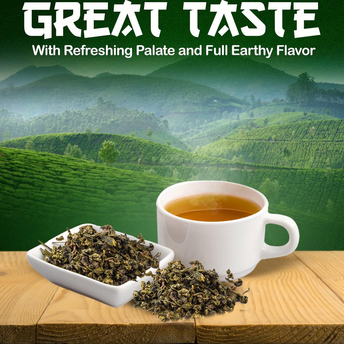 Zone - 365 Oolong Loose Leaf Tea From Taiwan Alishan District - High Mountain Enhanced Quality In Aesthetic Tin, 70 Cups Fresh Smooth Unsweetened Loose Tea - 150 Gram (Pack Of 2)