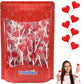 Fruidles Valentines Day Lollipops Mini Red Heart Shaped Strawberry Flavored Lollipop, Individually Wrapped, 5G Lollipops (40 Lollipops)