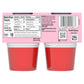Jell-O Strawberry Artificially Flavored Zero Sugar Ready-to-Eat Gelatin Snack Cups, 4 ct Cups