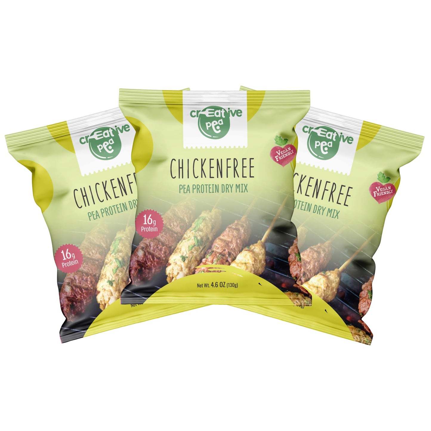 Plant-Based Meat: Vegan Chicken-Free Substitute - High-Protein, Keto-Friendly, Pea Protein-Based, Gluten-Free (Pack Of 3)