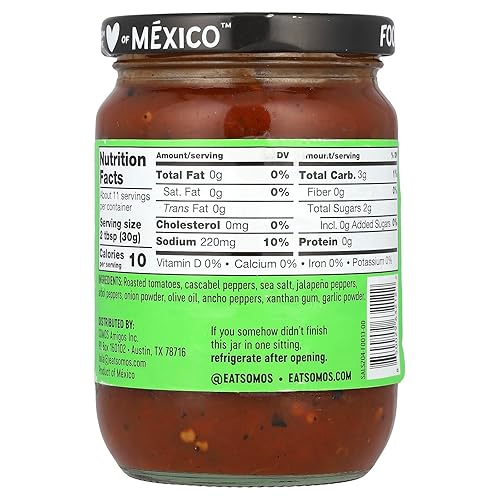 Somos Cuatro Chiles Salsa, Medium, 12 Oz (340 G)