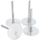 Ateco 1449 2" Stainless Steel Cake Pan Heating Cores - 4 pack