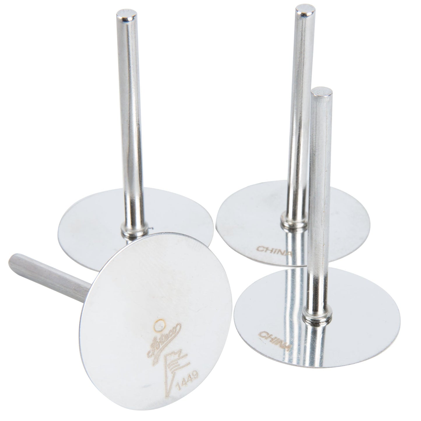 Ateco 1449 2" Stainless Steel Cake Pan Heating Cores - 4 pack