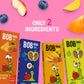 Bob Snail Berries Mix Snack Variety Pack – 60 Healthy Fruit Roll-Ups, 3 Count (Pack of 24) – Gluten-Free for Kids and mature-themeds