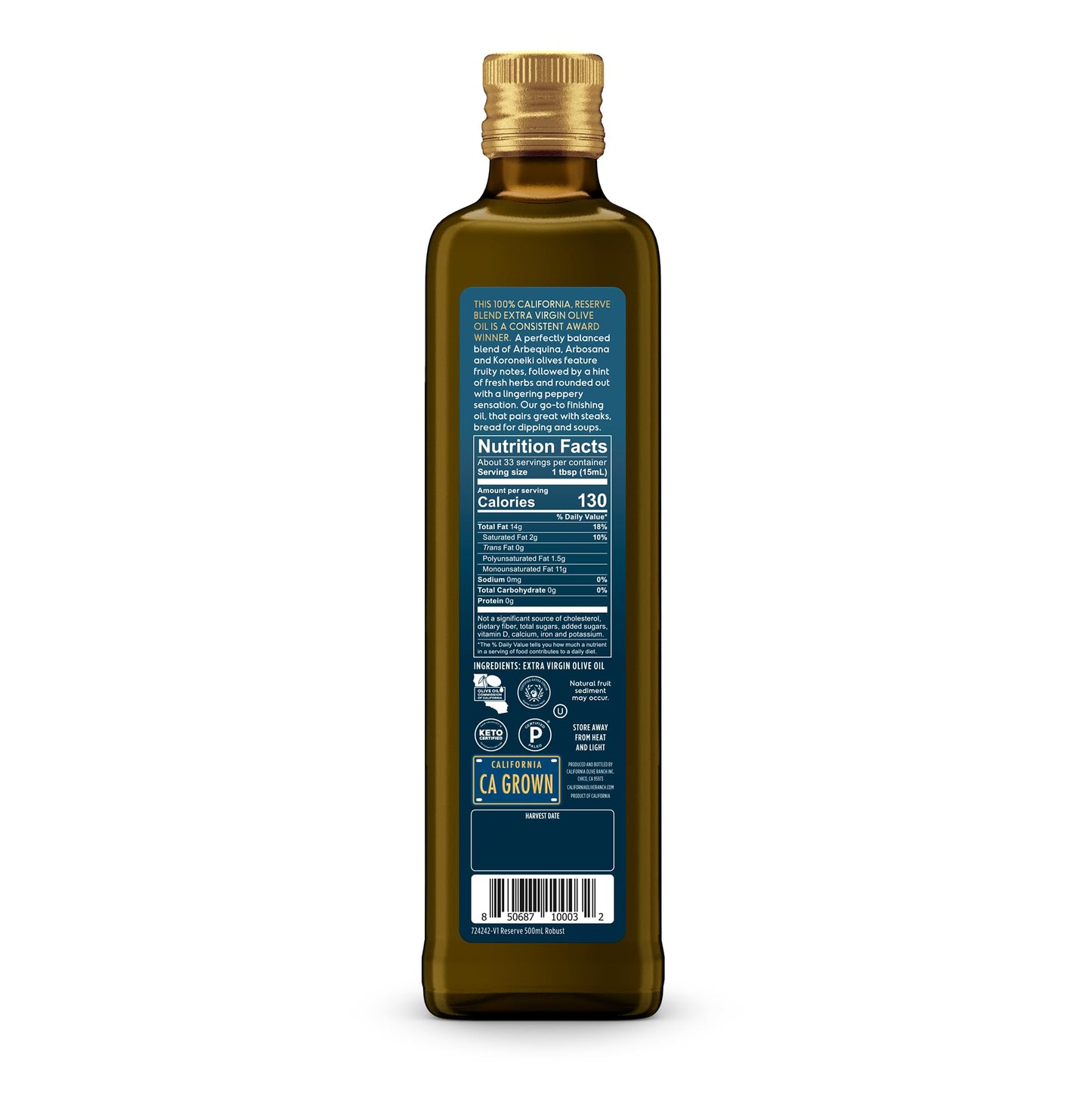 California Olive Ranch, Oil Olive Xvrgn Millers Blnd, 16.9 Fo, (Pack Of 6)