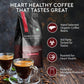 Cardiology Coffee Whole Bean Coffee, USDA Organic, Mold Free, Medium Roast, 12oz