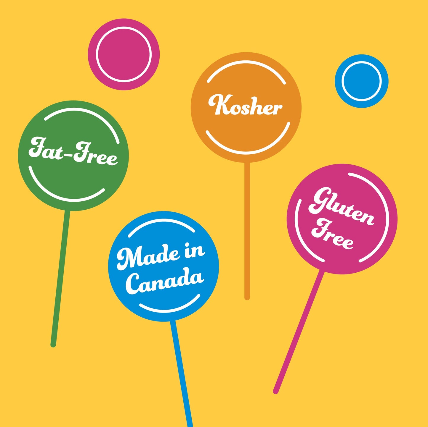 Candy Creek - 9 Fruit Variety Lollipops, No Rootbeer (Bulk 15 Lb. Carton)
