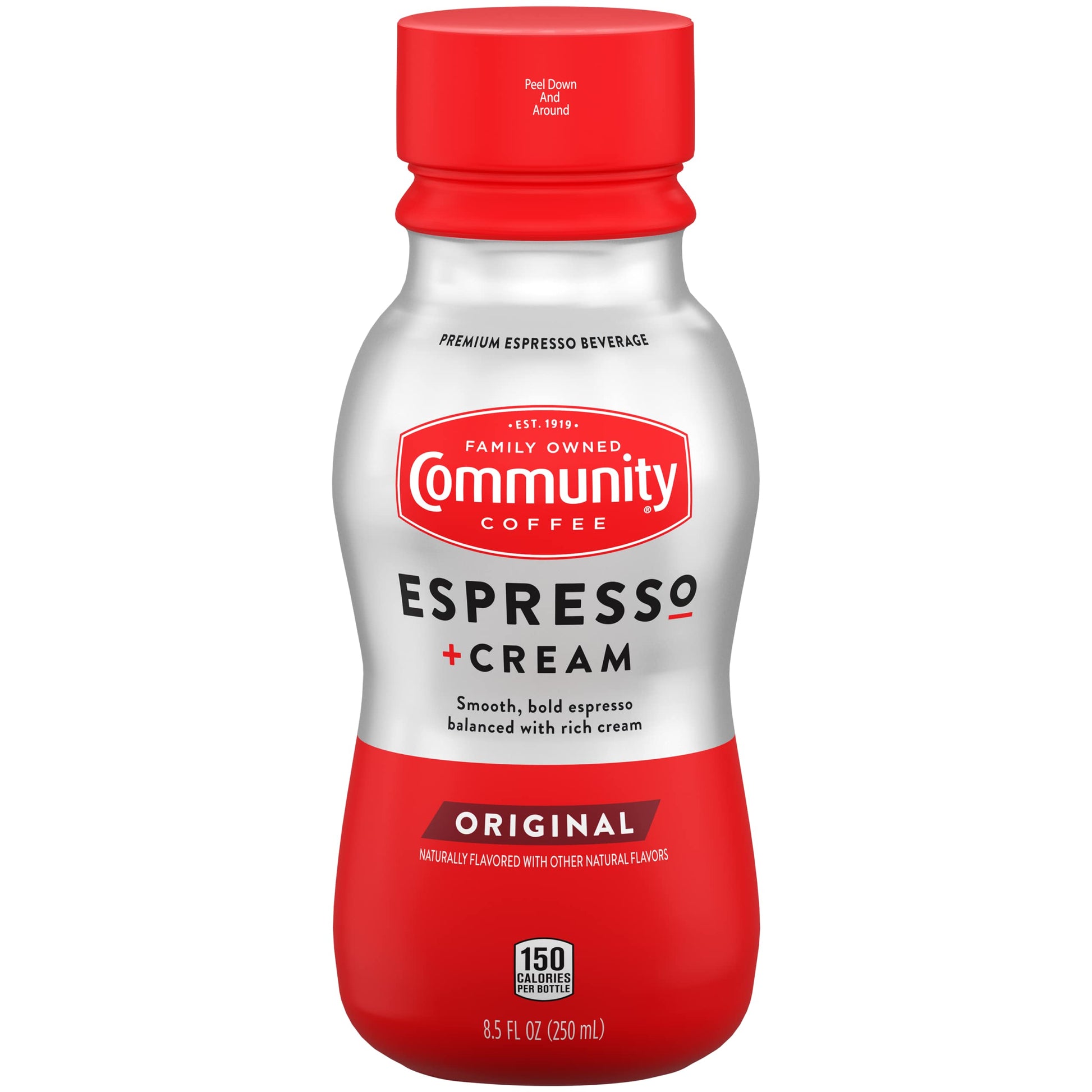 Community Coffee Espresso + Cream Ready To Drink, 8.5 Fl Oz, Pack of 1