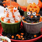 Halloween Sprinkles Edible for Cake Decorating  8Oz Sprinkles with Black Orange Purple Nonpareils and Jimmies  Eyeball  Black Sugar and Orange Pumpkin for Cupcakes Cookie Ice Cream Baking Topping