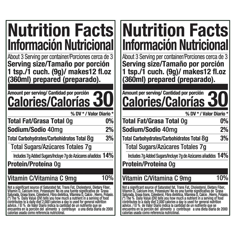 ZUKO Peach Instant Powder Drink, 24 Individual Bags 0.9 Oz, No Sugar Needed (Pack of 2)